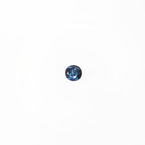 0.25ct Round Brilliant Cut Blue Diamond