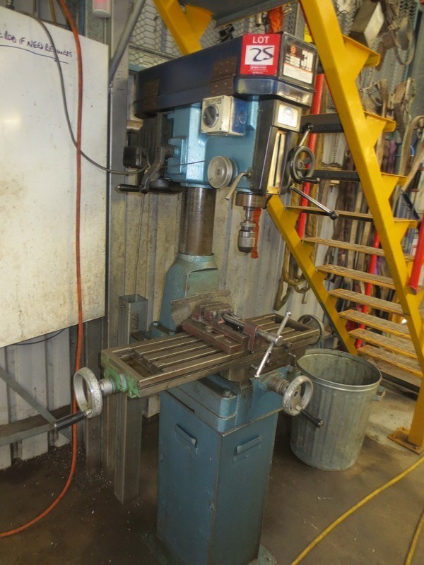 Rong Fu mill drill, Model RF30, belt driven variable speed, Auction