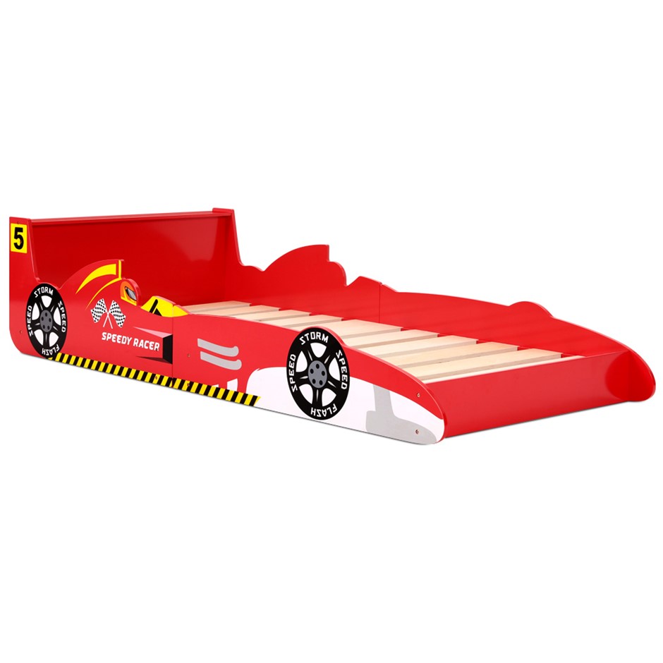 Artiss Single Size Racing Car Bed Frame 