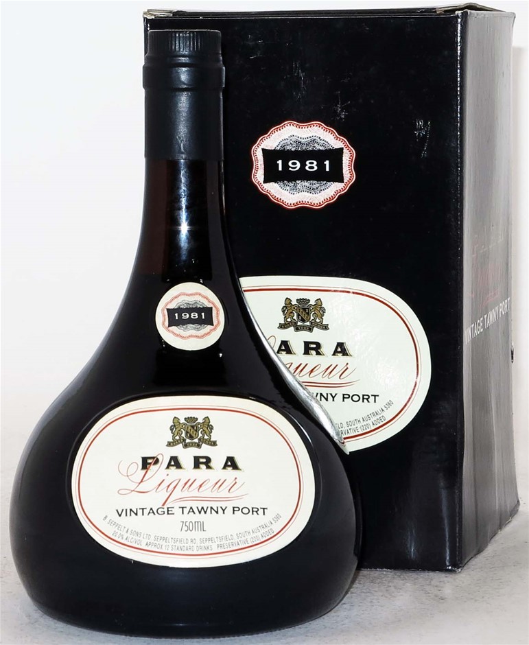 Seppeltsfield `Para Liqueur` 1981 Vintage Tawny (1 x 750mL), SA ...