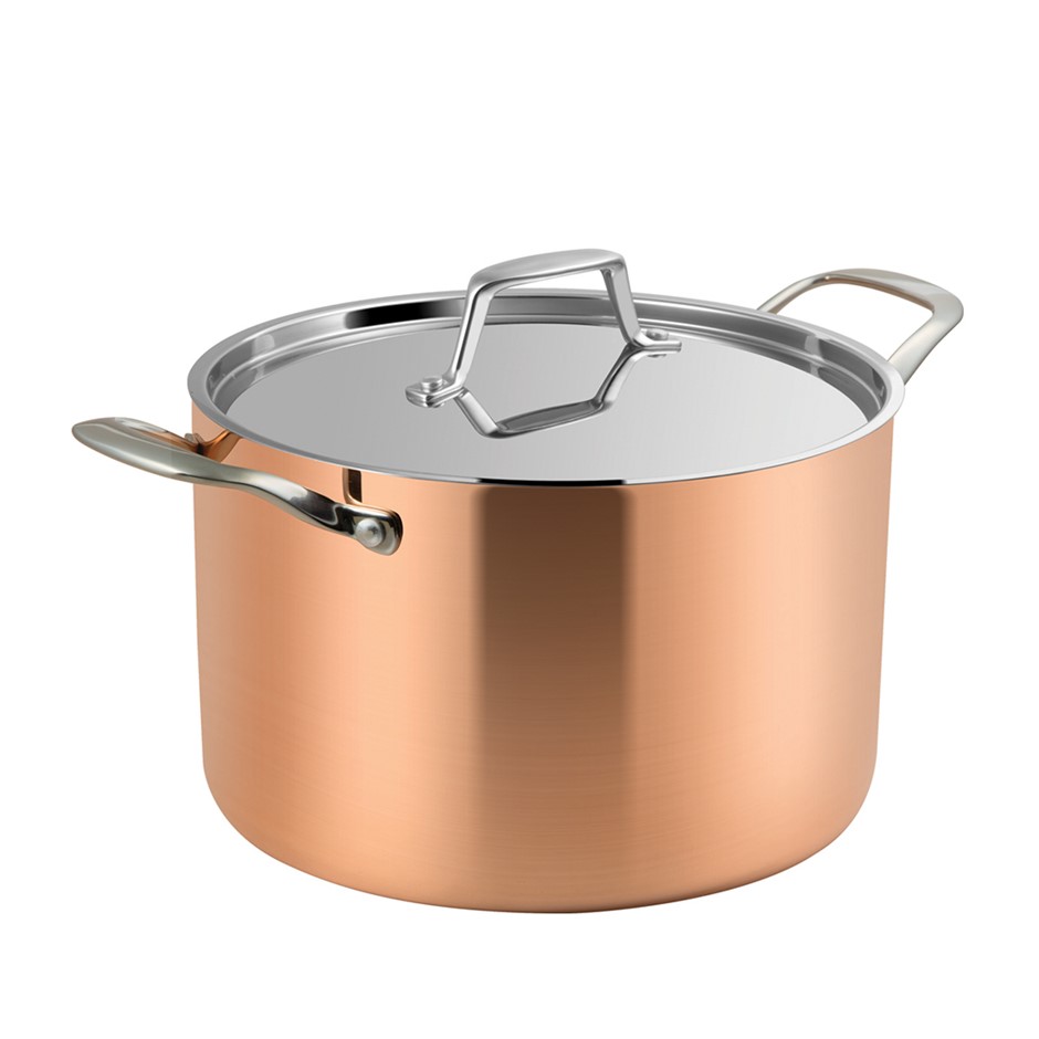 Lassani Tri-Ply Copper 24cm Casserole St