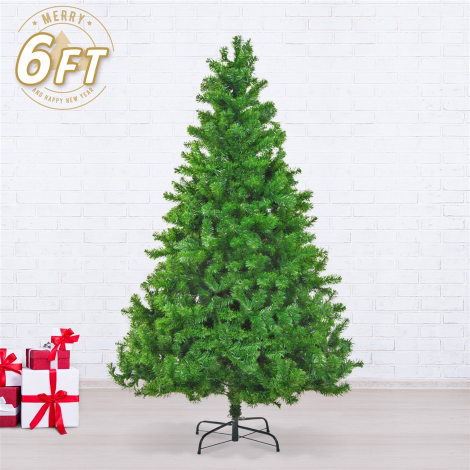 6Ft 180cm Green Xmas Tree