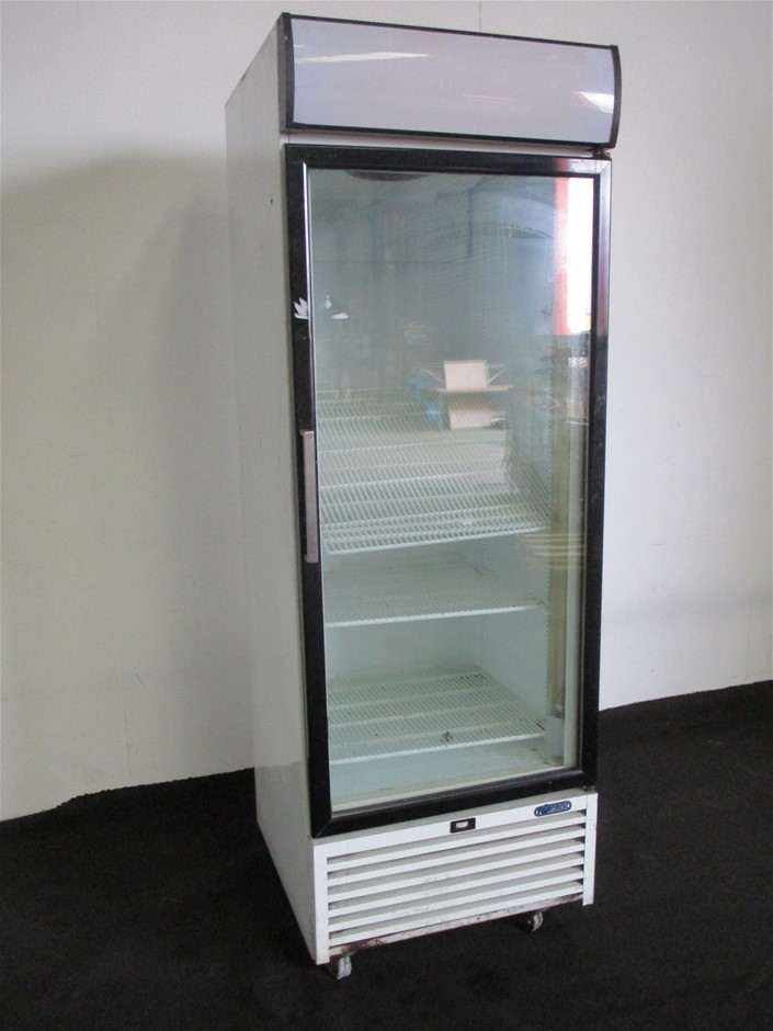 Frigorex Upright Glass Door Fridge Auction (00017021470) Grays Australia