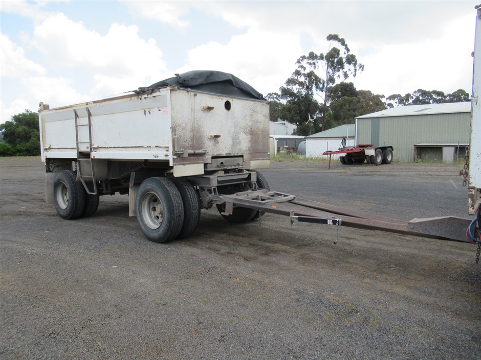 2004 DAF CF7585 Tipper Truck & Tipper Dog Trailer (Mt Gambier, SA