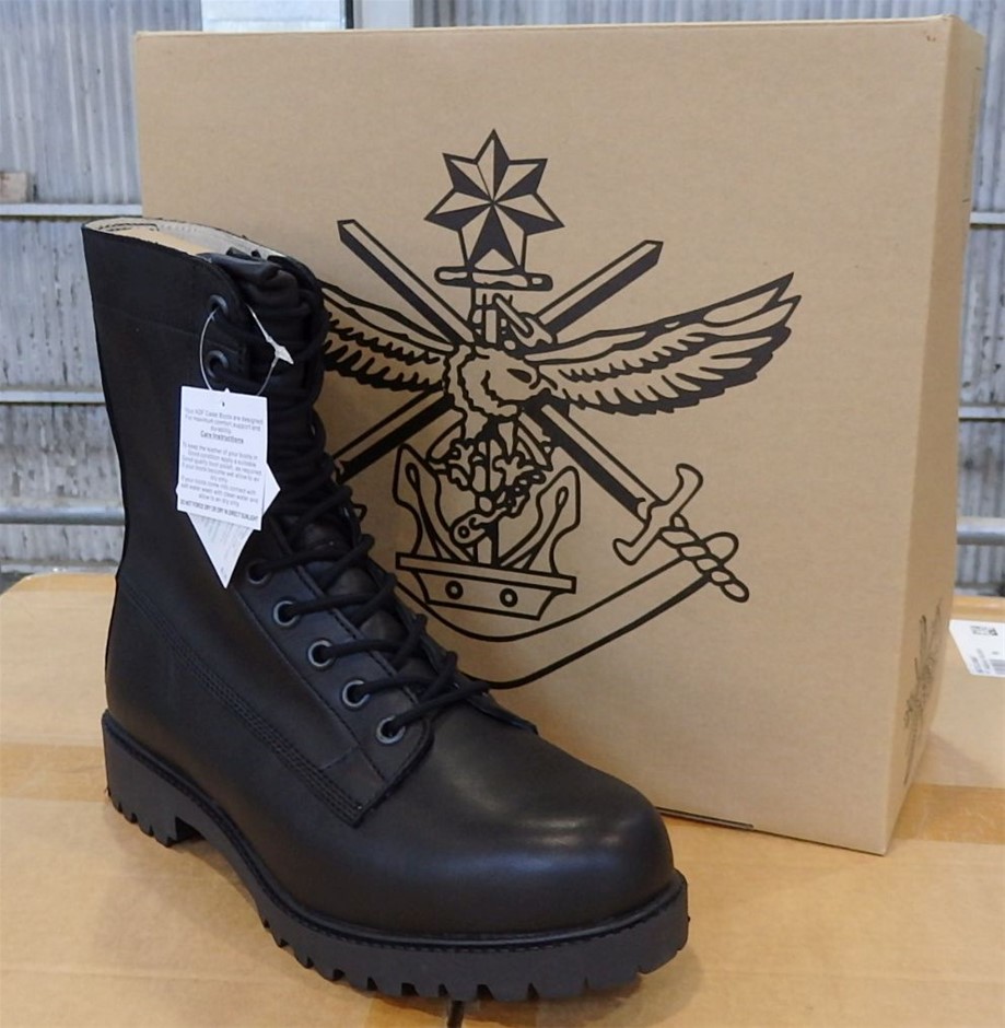 army cadet boots black