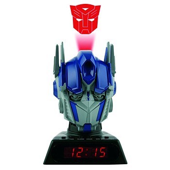 Optimus Prime Talking Projection Alarm C