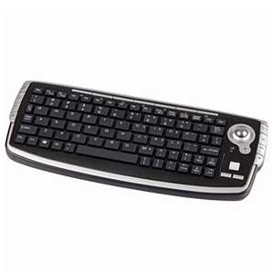Mini Wireless Keyboard w/Trackball