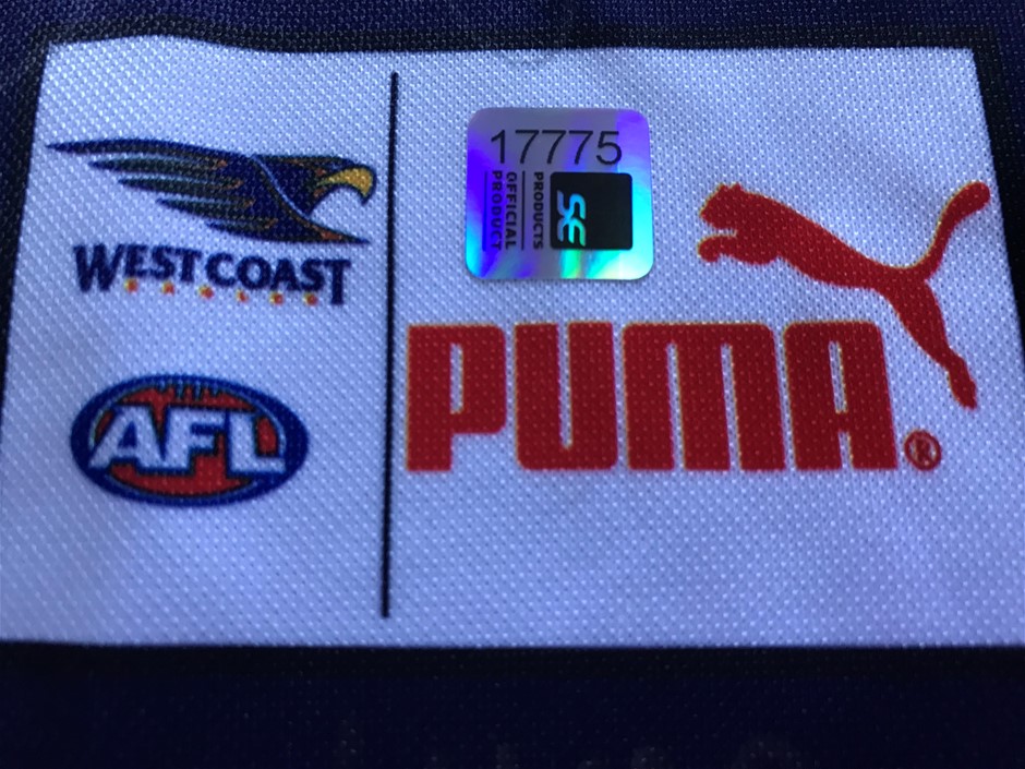 Premiers West Coast Eagles signed guernsey (Pooraka SA ...