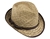 Dents Mens Rush Straw Trilby Hat