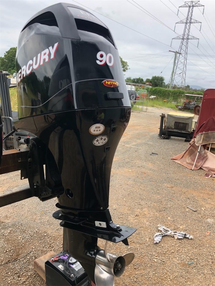 2008 Mercury 90hp 4 Stroke Outboard Motor Auction 0006 7021908 Grays Australia