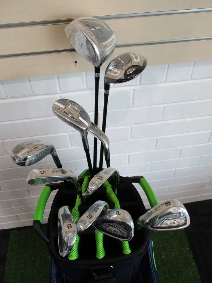 Set of 11 Shark Hunter LH Golf Clubs Auction (00357021917) Grays