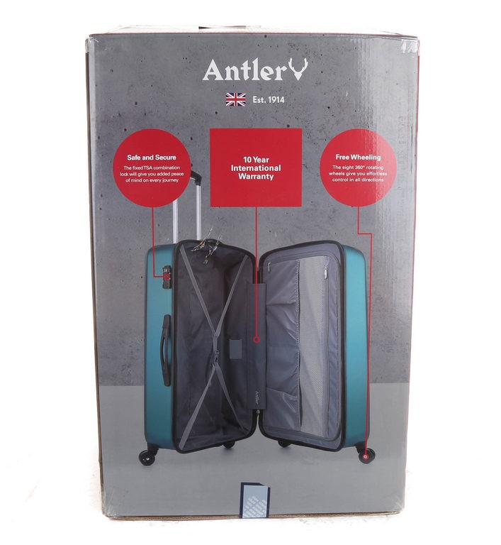 ANTLER 2pc Skyline Hardside Spinner Luggage Set Large Case 79cm, Carry
