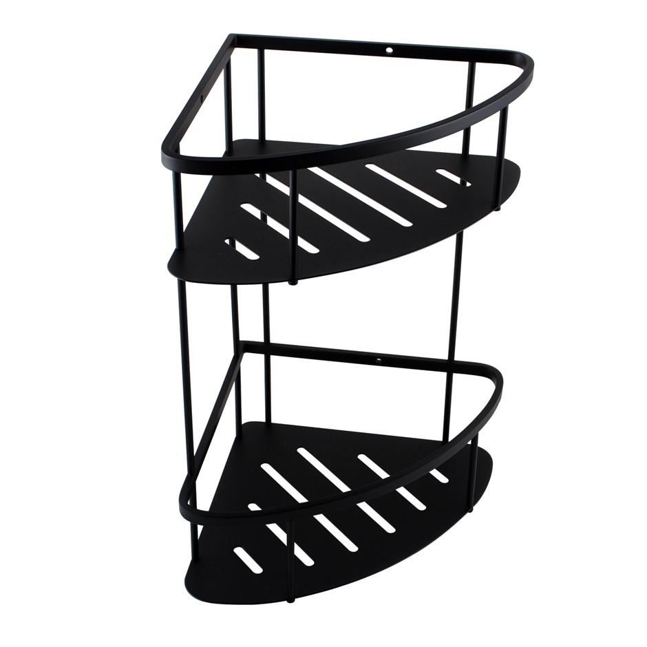matte black shower caddy Grays