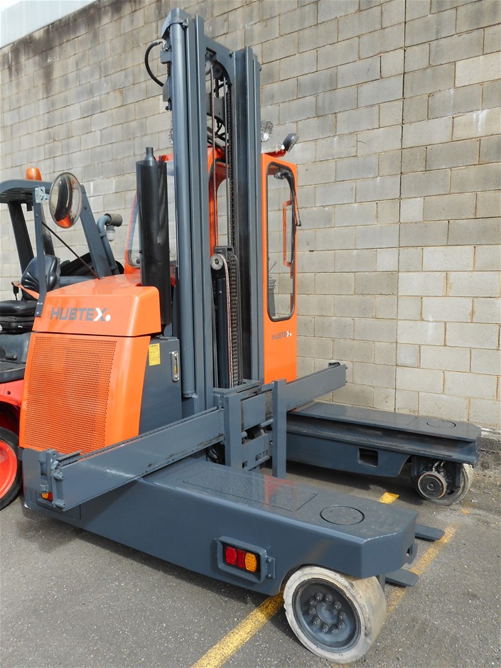 11 Hubtex Dq30 G 3 Wheel High Reach Stock Picker Forklift Auction 0004 Grays Australia