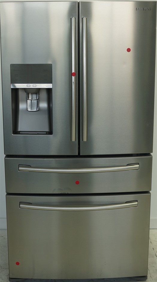 Samsung SRF680CDLS 680L 4 Door Fridge (Layered Steel) Auction (0003