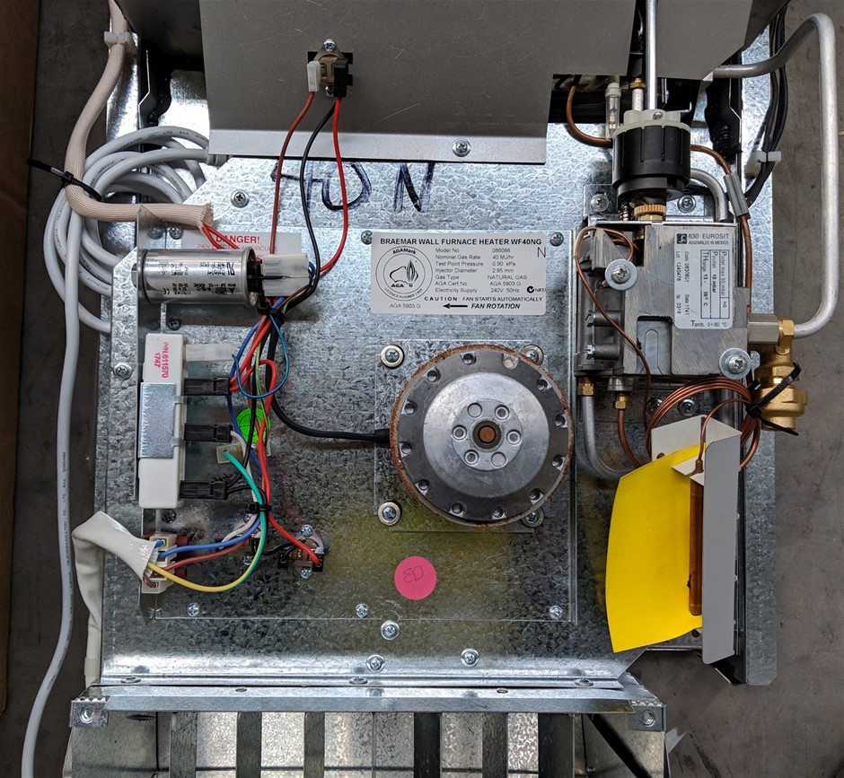 2018 Braemar WF40NG Heater 7.5kW Wall Furnace Auction (00113015559