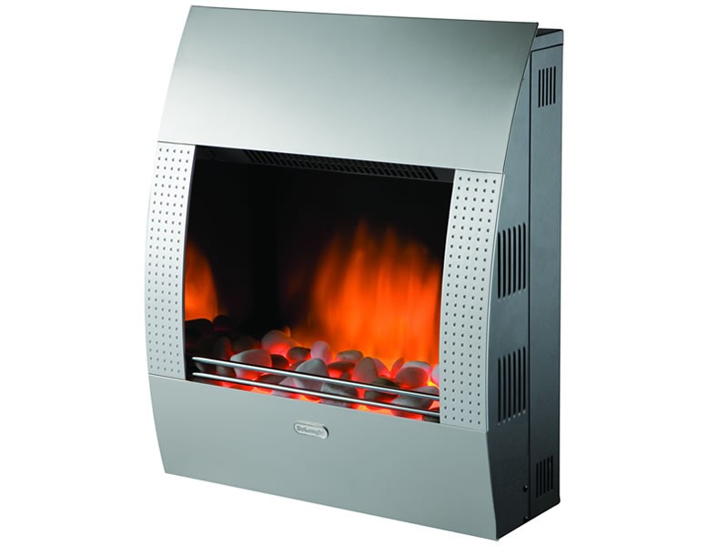 Delonghi Arcadius Silver Electric Fire -