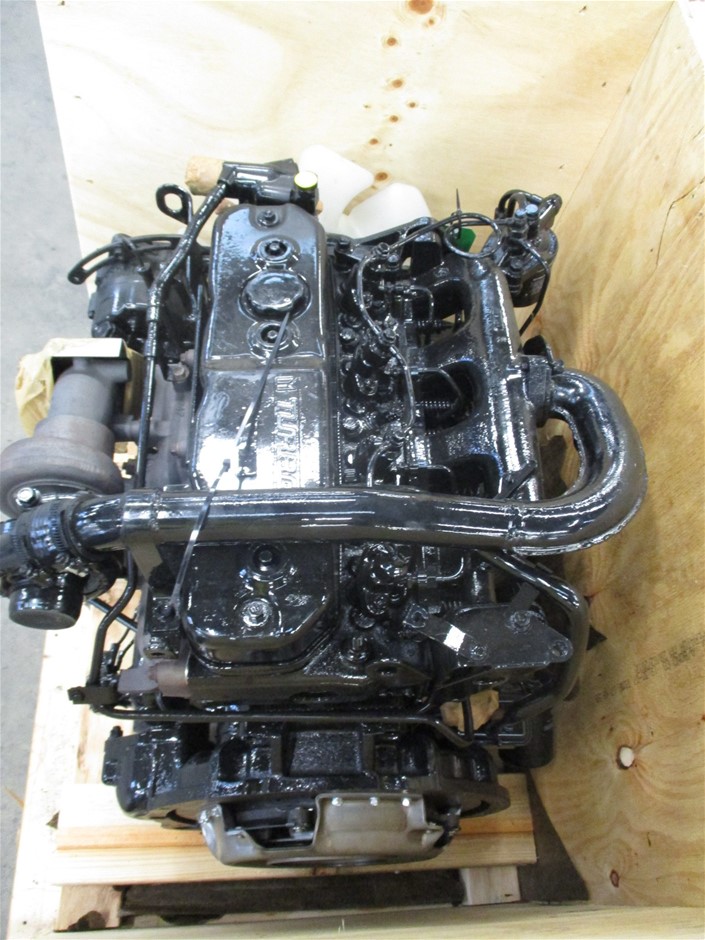 (Lot 146) 1 x Isuzu 4 Cylinder Turbo Diesel Engine Auction (0146 ...