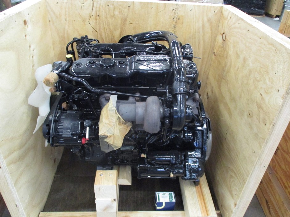 (Lot 146) 1 x Isuzu 4 Cylinder Turbo Diesel Engine Auction (0146 ...