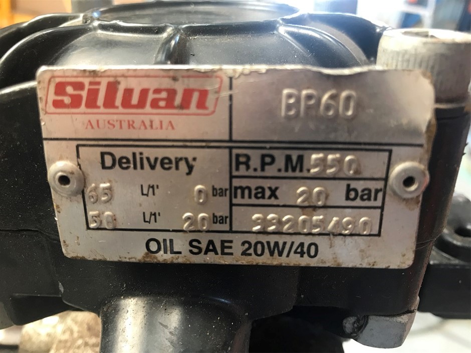 Silvan BP60 Diaphragm pump. Pto driven condition unknown. Parts only