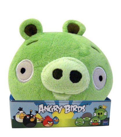 Angry Birds 8" Talking Plush Green Pig