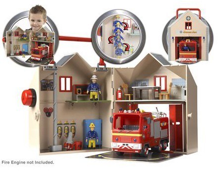 Fireman Sam Deluxe Fire Station Playset