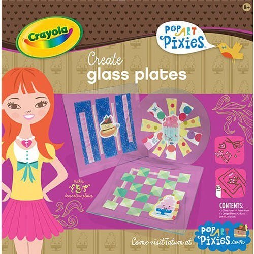 Crayola Pop Art Pixies - Glass Plates