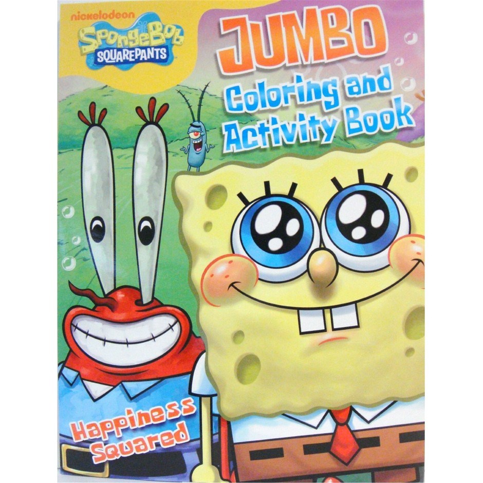 Spongebob Jumbo Colouring & Activity Boo