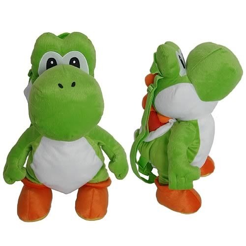 Super Mario Plush Backpack - Yoshi