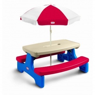 Little Tikes Easy Store Picnic Table Wit