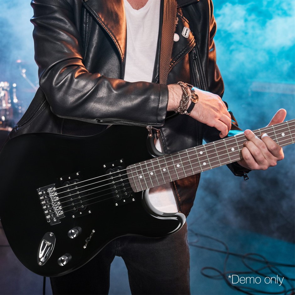 Buy Alpha Electric Guitar Black Grays Australia