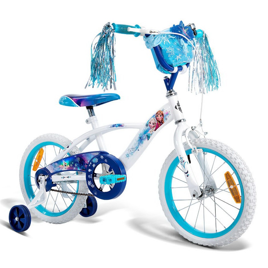 Huffy Disney 16 Inch Kids Bike Bicycle with Training Wheels Frozen Toy