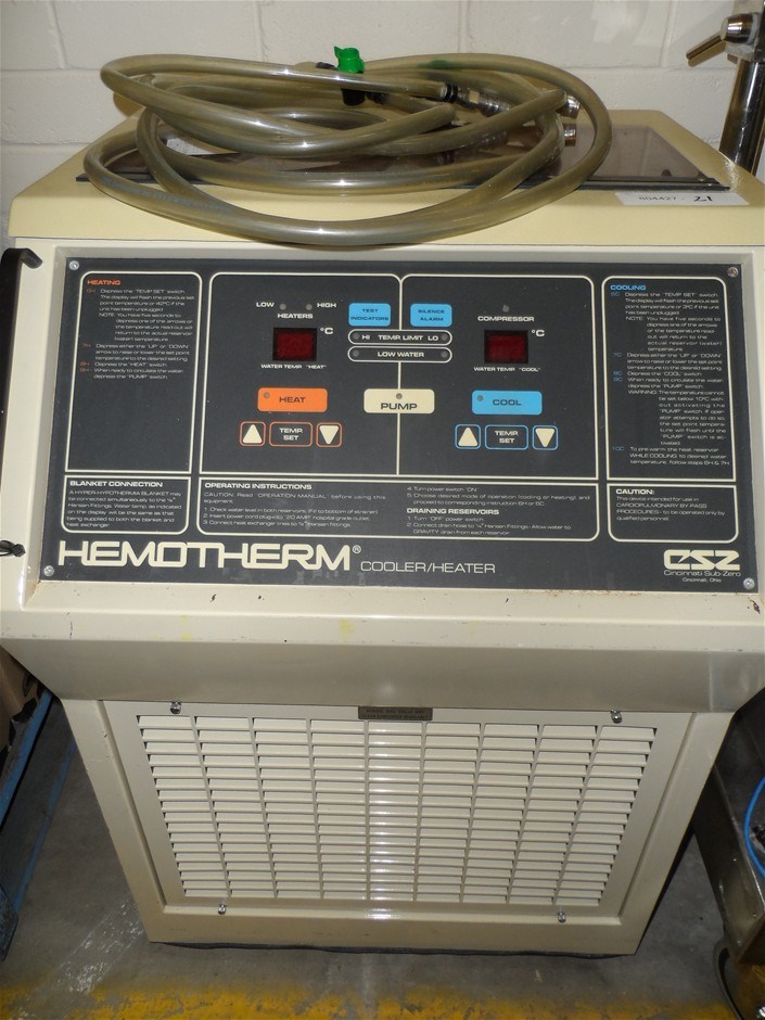 Hyperthermia Unit, CSZ Hemotherm Cooler/Heater Auction (00218000592