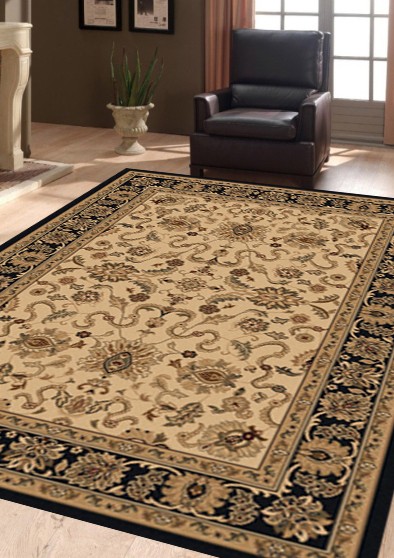 Orient 55 - Home Rugs - Beige & Black - 
