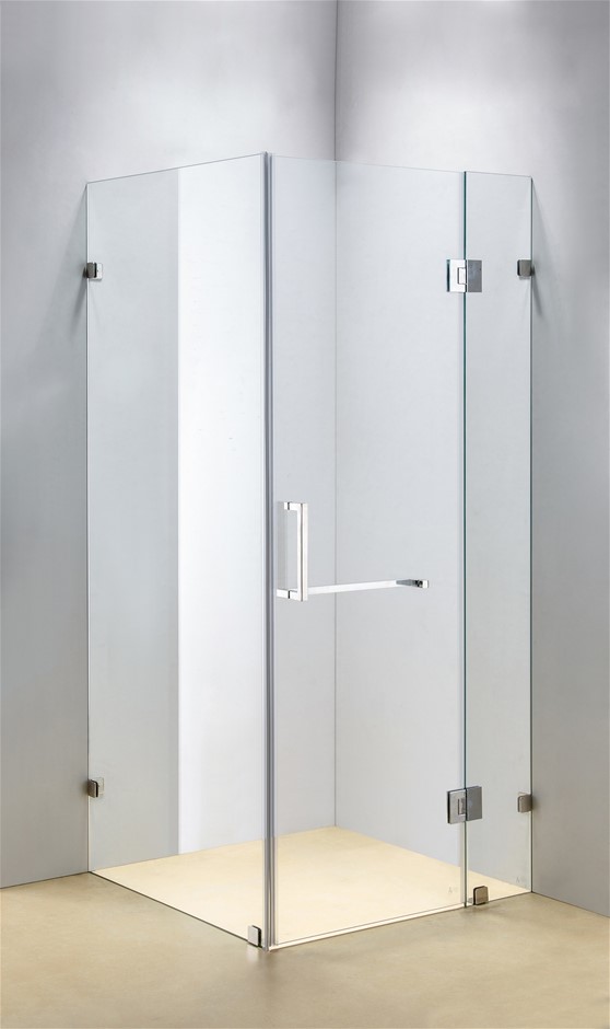 900 x 900mm Frameless 10mm Glass Shower 