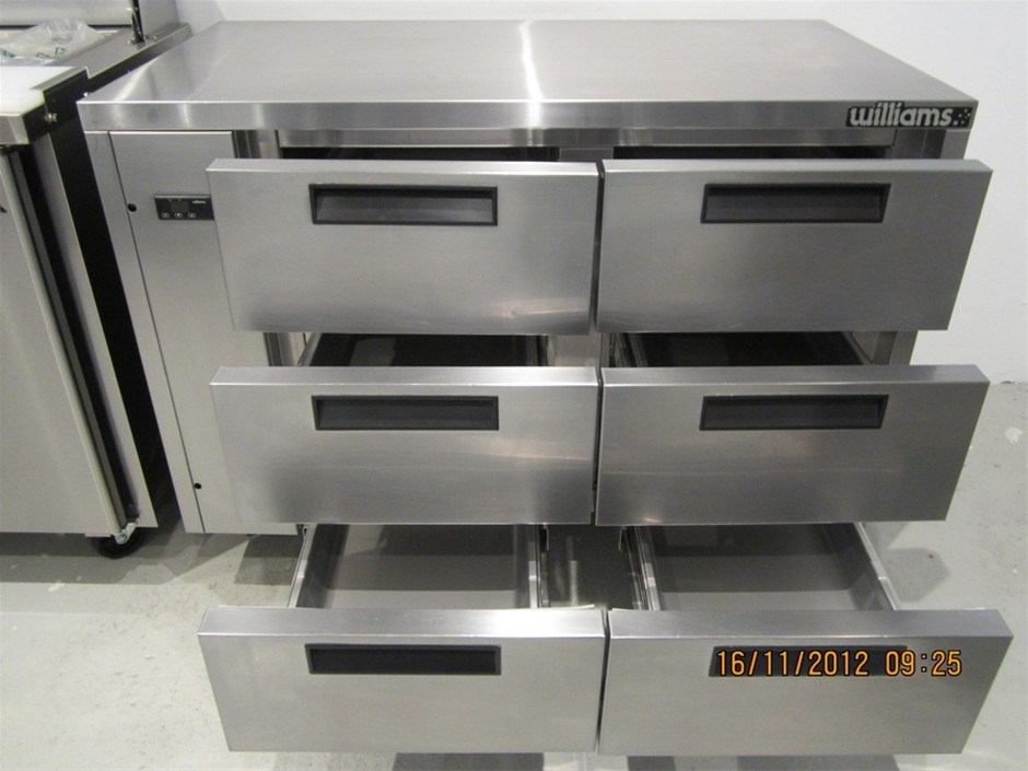 Williams 6 Drawer Bench Fridge