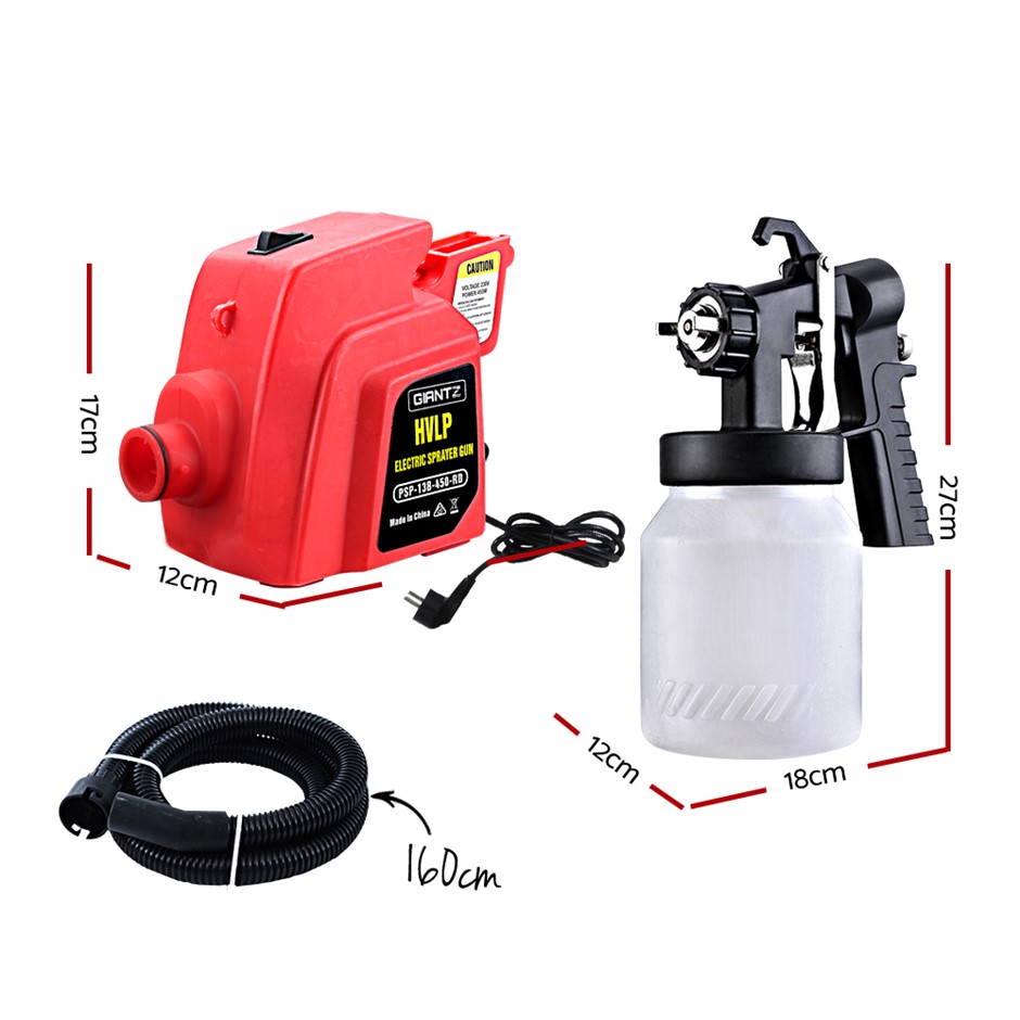 Buy NEW GIANTZ 3Way Nozzle Elec Paint Sprayer Gun HVLP DIY Spray