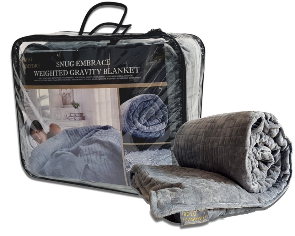 Buy Royal Comfort Snug Embrace Weighted Gravity Blanket | Grays Australia