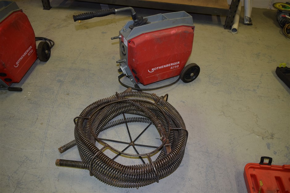 Rothenberger Drain Cleaning Machine Auction (00069012604) Grays