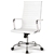 Artiss Eames Replica Office Chairs PU Leather Executive Computer Seat White