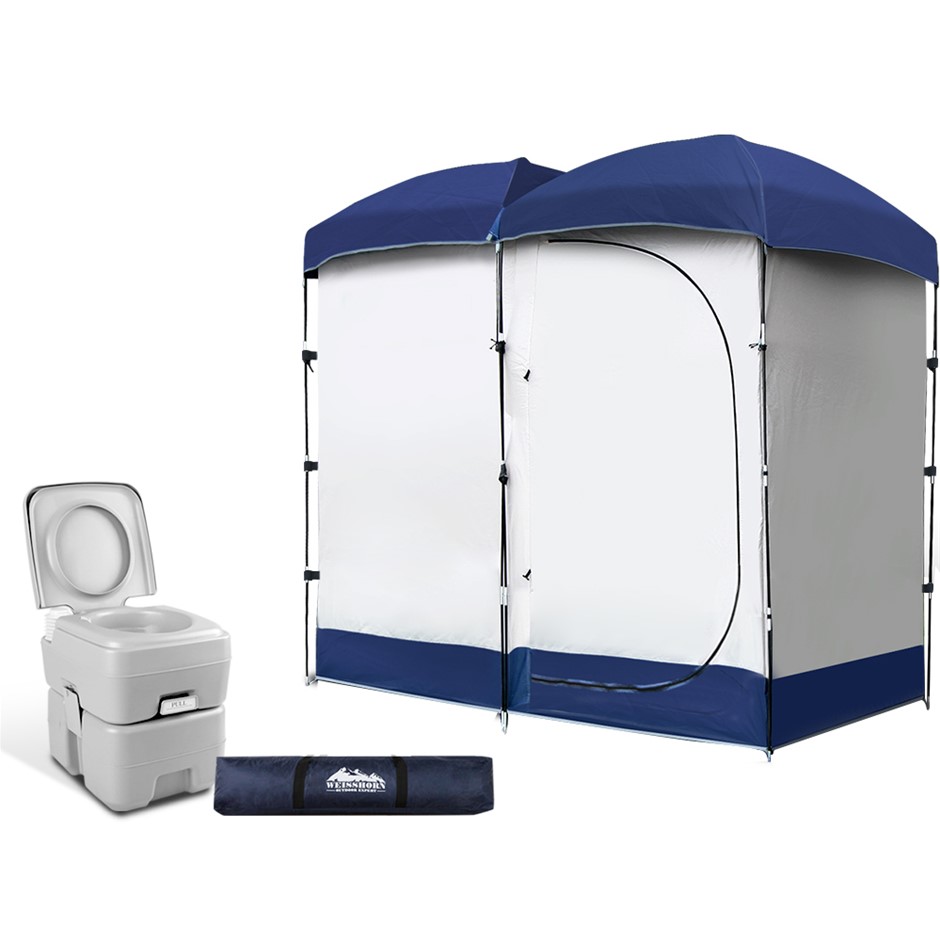 WEISSHORN 20L Outdoor Portable Toilet Ca