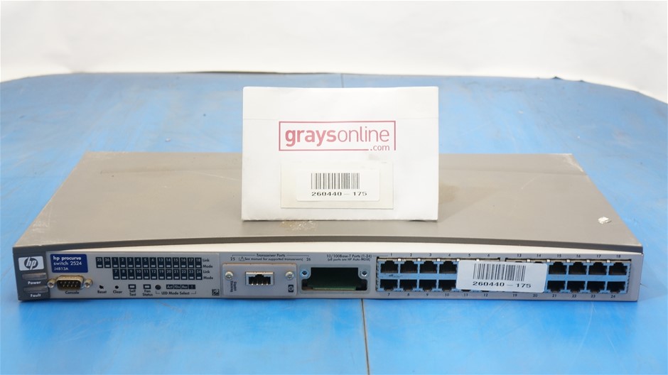 Hp procurve switch 2524 j4813a настройка