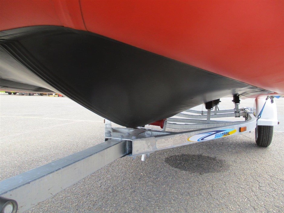 Inflatable Boat with Trailer Auction (00017023725) Grays Australia