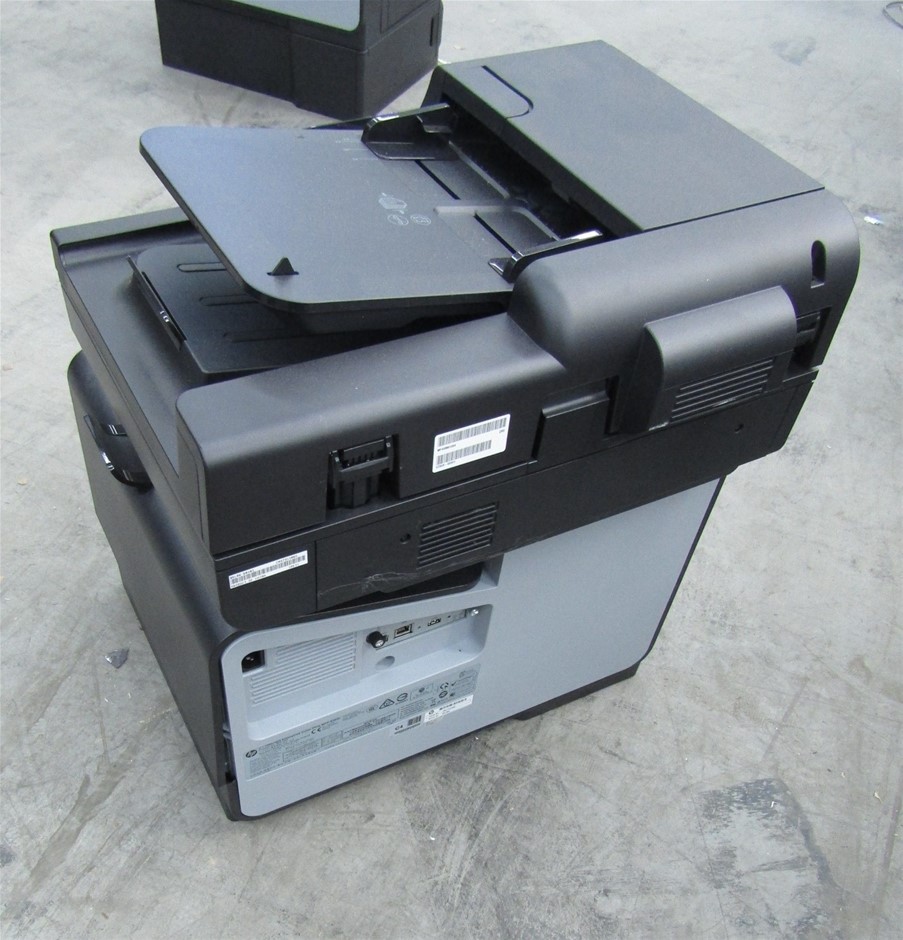 HP MFP X585 Officejet Enterprise Color Flow Printer Auction (0033