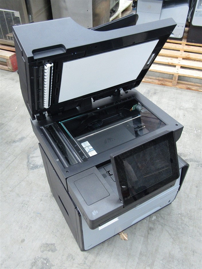 HP MFP X585 Officejet Enterprise Color Flow Printer Auction (0033