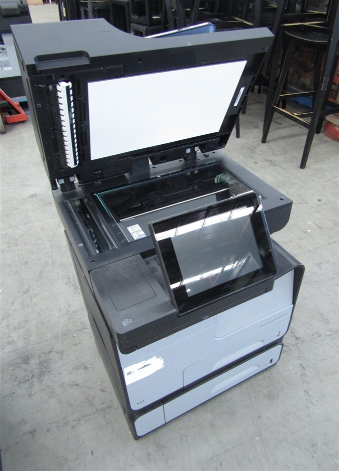 HP MFP X585 Officejet Enterprise Color Flow Printer Auction (0040