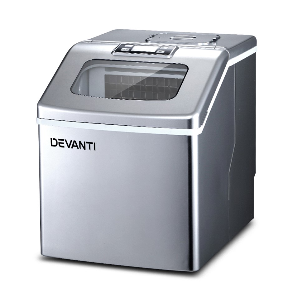 Devanti Portable Ice Maker Commercial Sq
