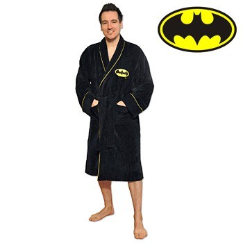 Mens batman dressing discount gown with hood