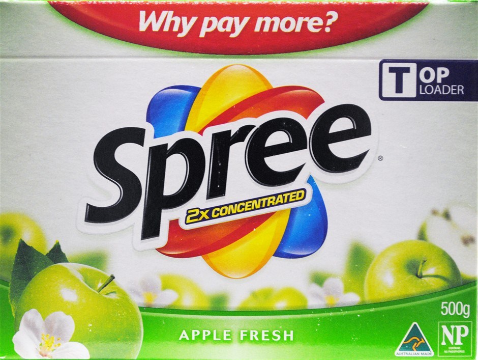 12 x Spree 500G Laundry Powder Ultra App