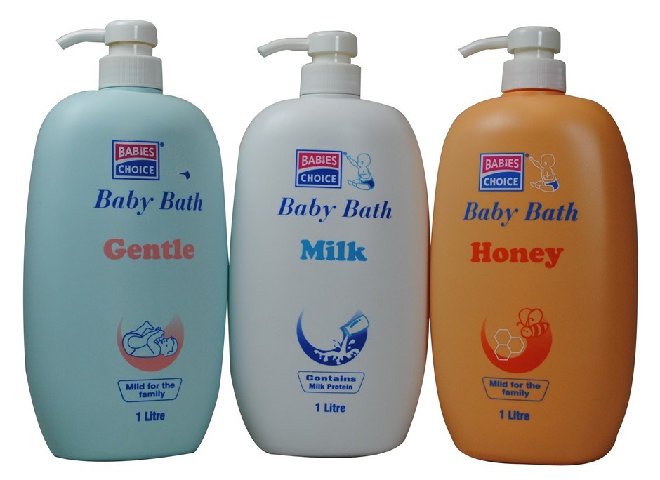 12 x Babies Choice 1L Baby Bath Asst Pum
